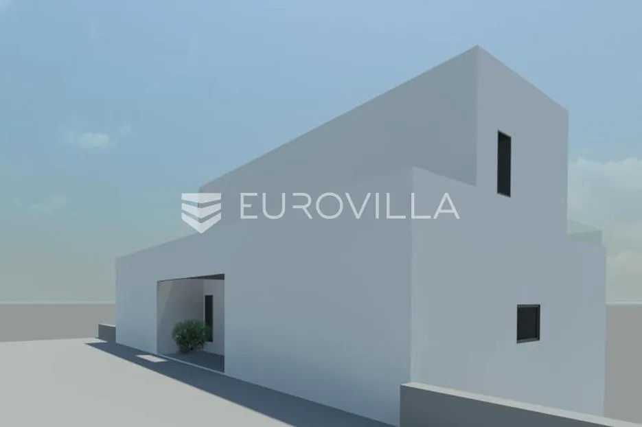 trogir, zemljište s pravomoćnom dozvolom za gradnju vile s bazenom - slika 5