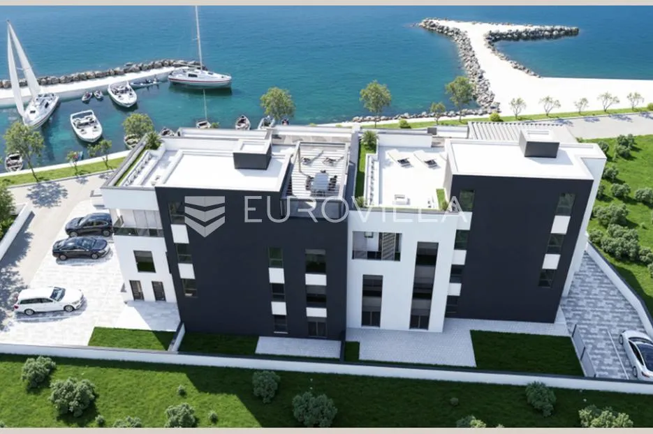 Zadar, Zaton, luksuzan apartman prvi red do mora - Zaton, Nin