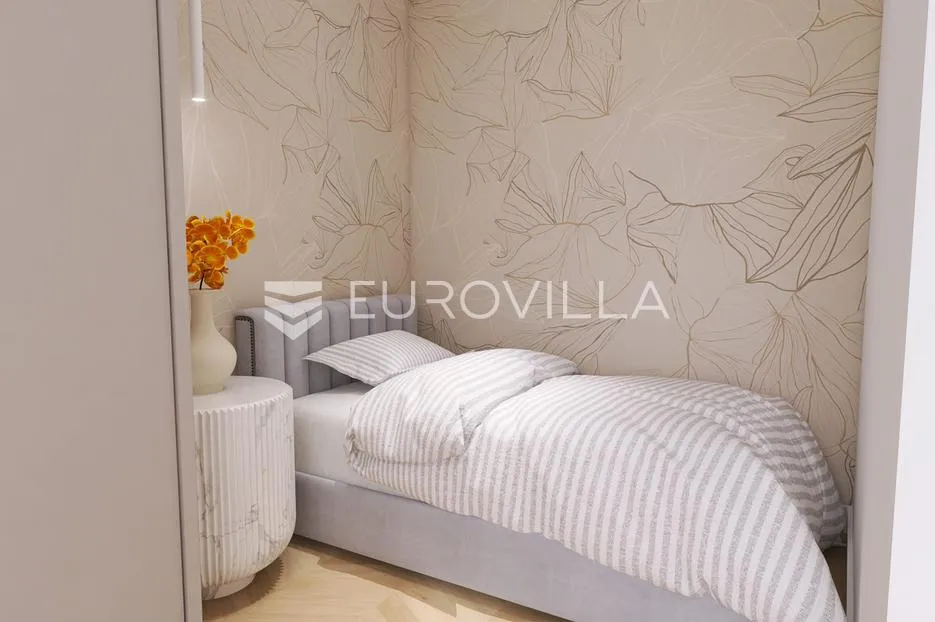 pag, mandre, trosoban stan 98 m² na prvom katu moderne zgrade s pogledom na more - slika 11