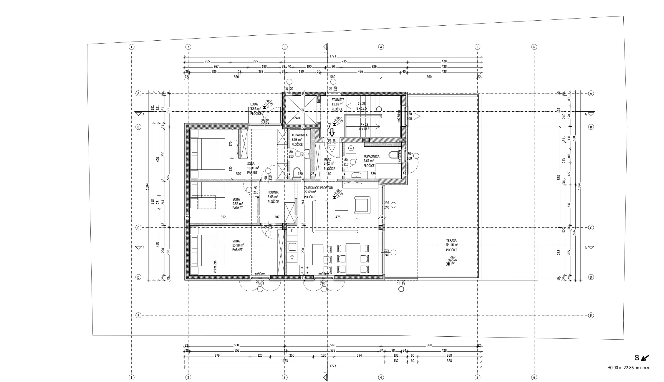 dubrovnik, četverosoban stan 105 m2 u izgradnji - slika 4
