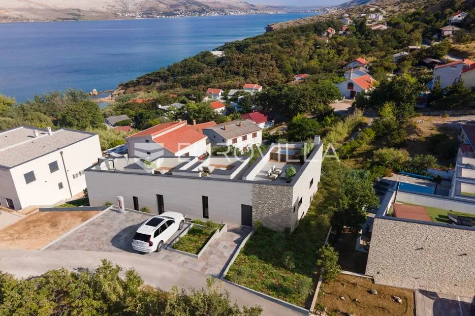 pag, bošana, novogradnja, luksuzna villa na jedinstvenoj lokaciji - slika 2