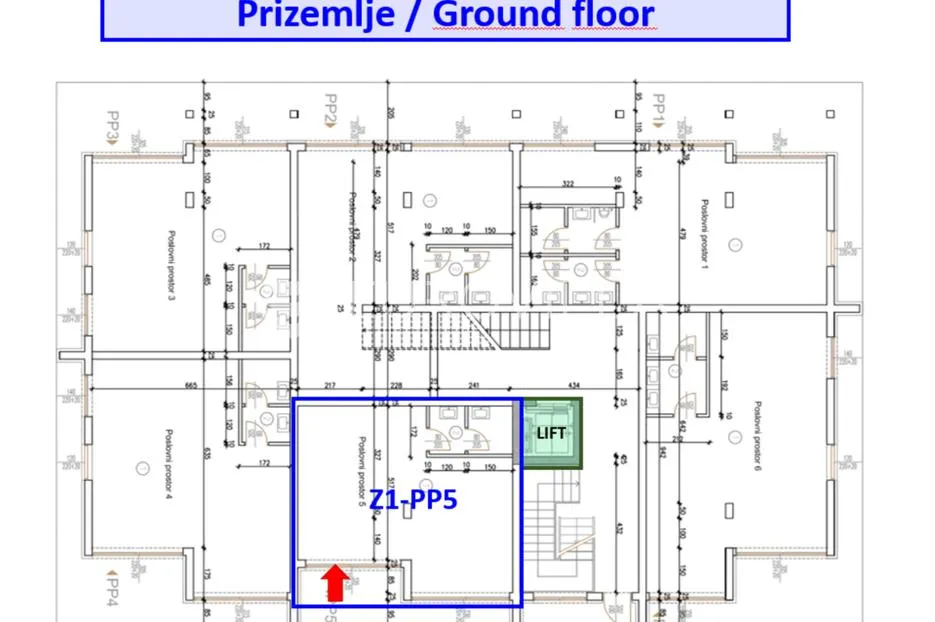 pula, veli vrh - poslovni prostor u novogradnji 47 m2 - slika 8