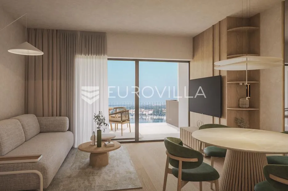 istra, umag, green tower residence, dvosoban apartman s terasom na 4. katu - slika 2