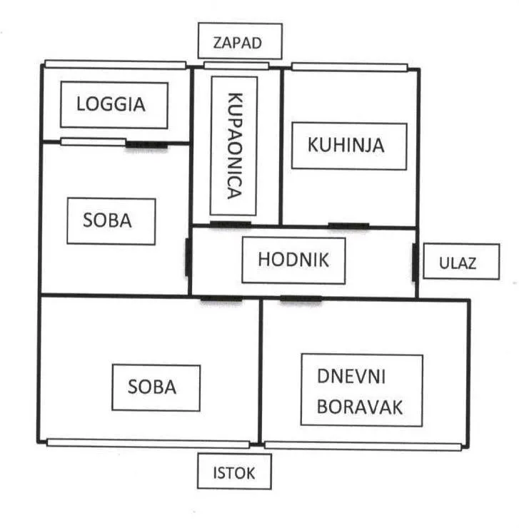 novi zagreb, jaruščica, lijepi trosobni stan, 68 m² - slika 9