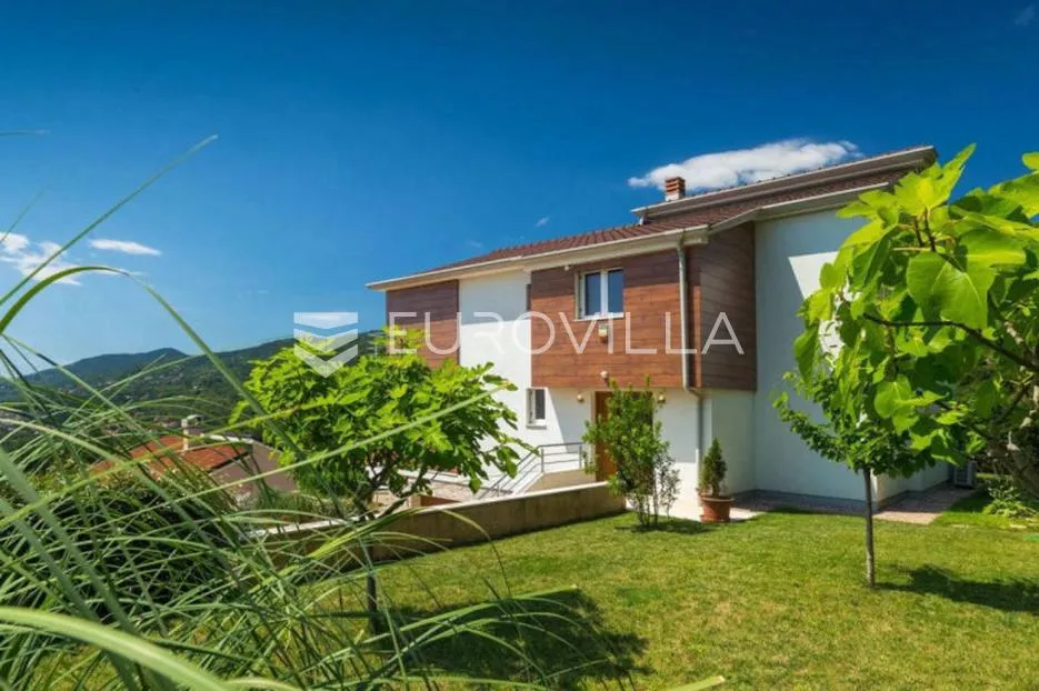 ičići, poljane, elegantna vila s panoramskim pogledom 275 m2, bazen, garaža - slika 12