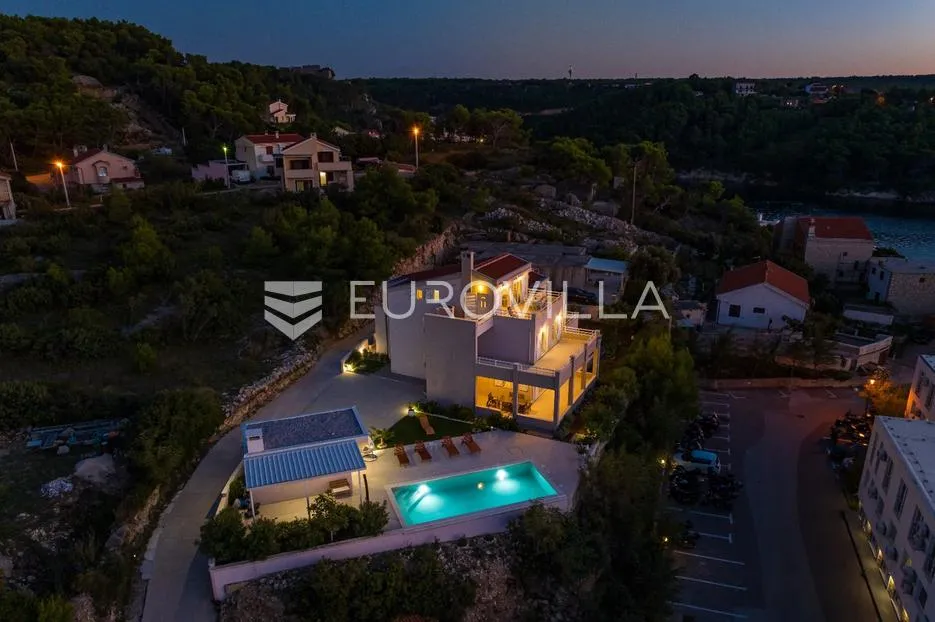 zadar, novigrad moderna vila s panoramskim pogledom na velebit i novigradsko more - slika 3