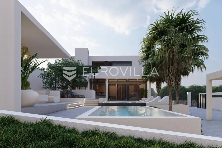rogoznica, vila s bazenom i pogledom na more, 243,55 m² - slika 19