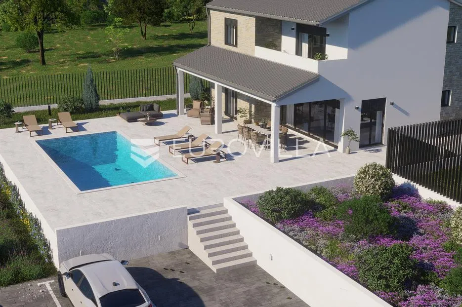 zadar, murvica, zemljište površine 830 m² s ishodovanom građevinskom dozvolom - slika 2