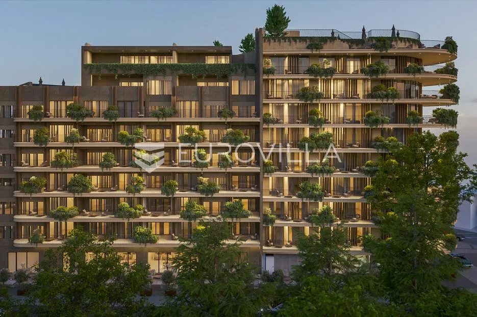 istra, umag, green tower residence, dvosoban apartman s terasom na 4. katu - slika 37