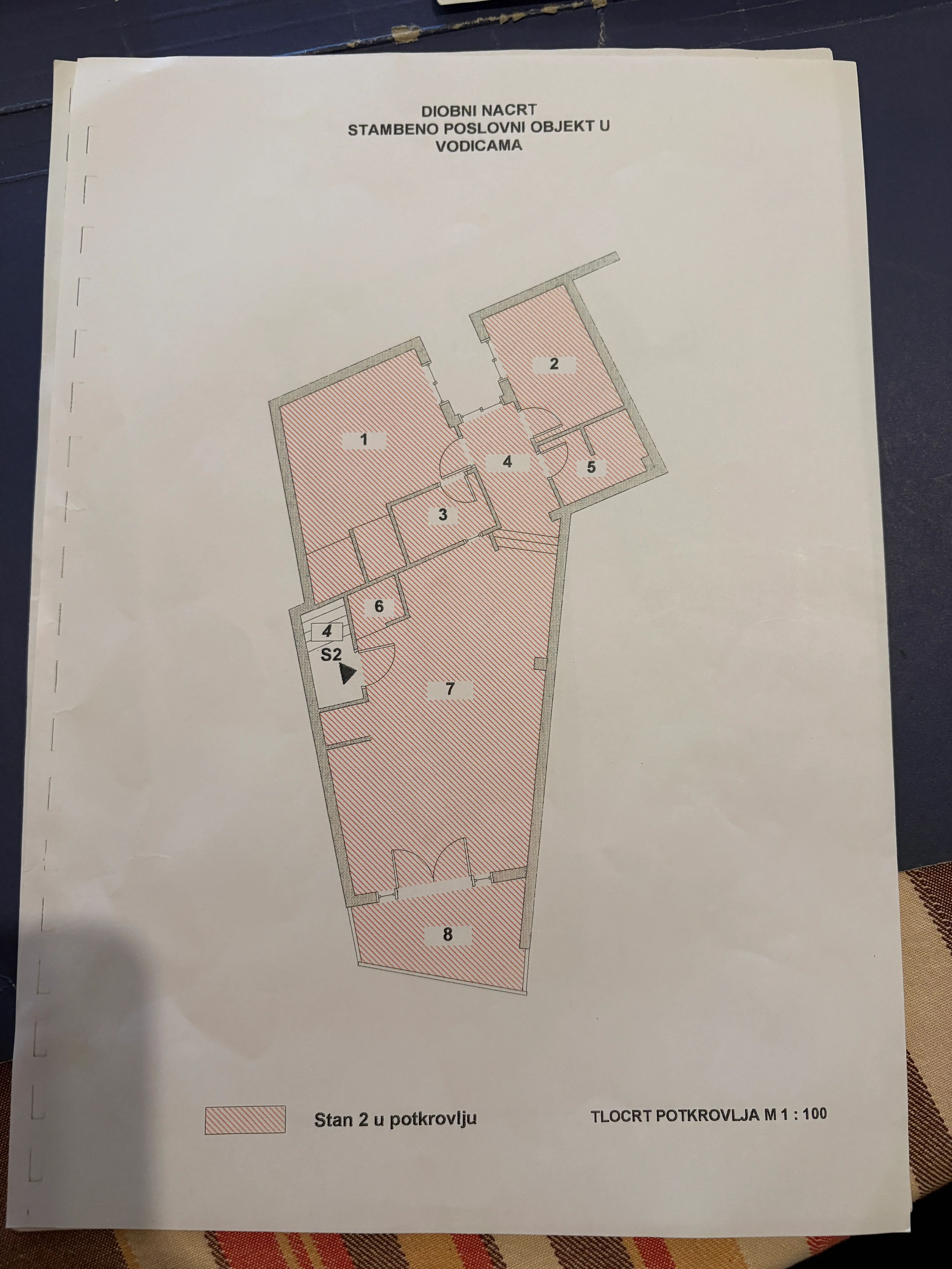 vodice, dvosoban stan u centru mjesta, 87,67 m² - slika 13