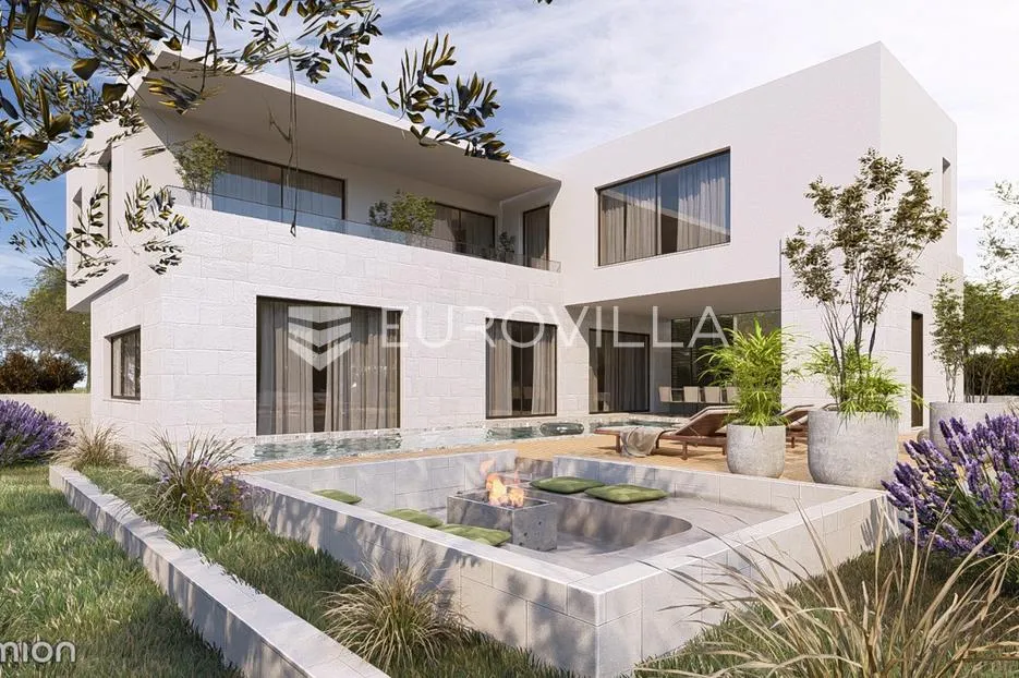 vodice, premium vila s bazenom i jacuzzijem u izgradnji, zemljište 600 m² - slika 2