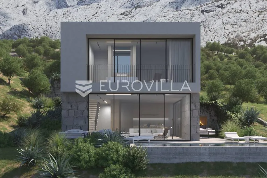 makarska, veliko brdo, luksuzna vila s bazenom i panoramskim pogledom na cijelu makarsku i jadran - slika 21