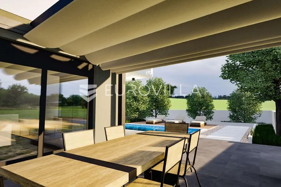 vodice, dvoetažni stan s bazenom i vrtom u izgradnji, 100,34 m² - slika 3