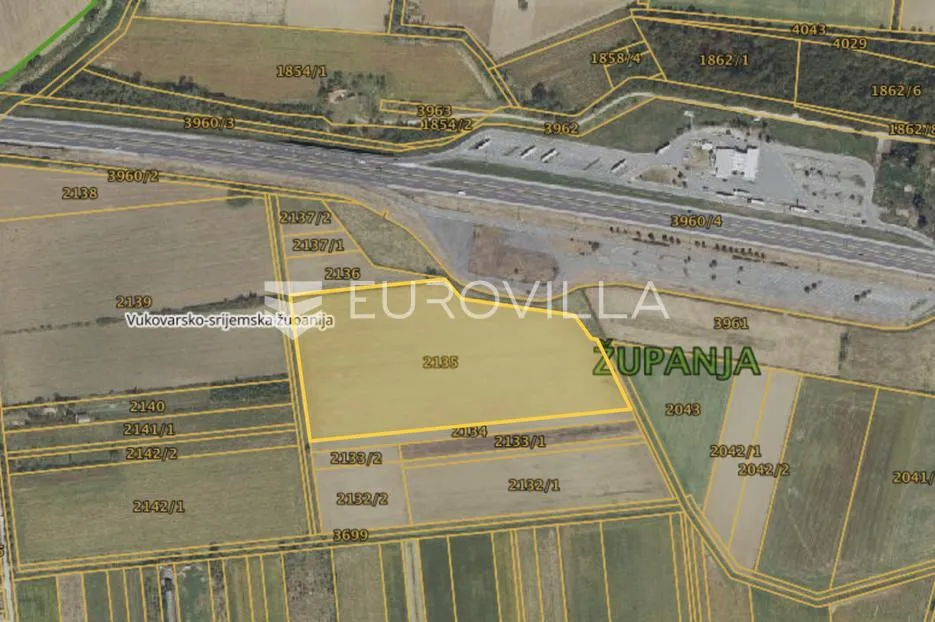 županja, investicijsko zemljište uz autocestu a3 e70, 49.955 m² - slika 1
