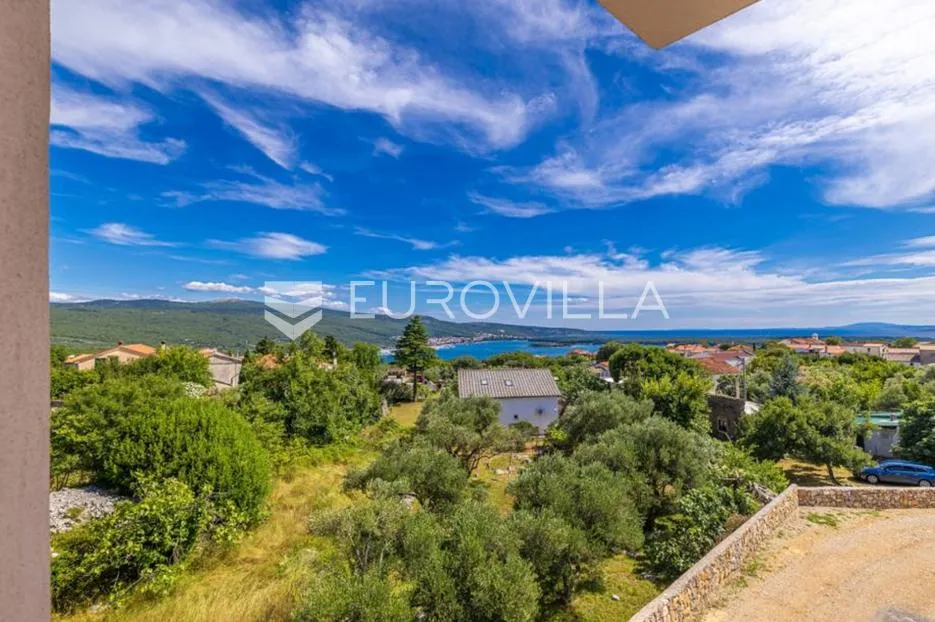 Krk, Kornić, luksuzna vila s pogledom na more i wellness zonom