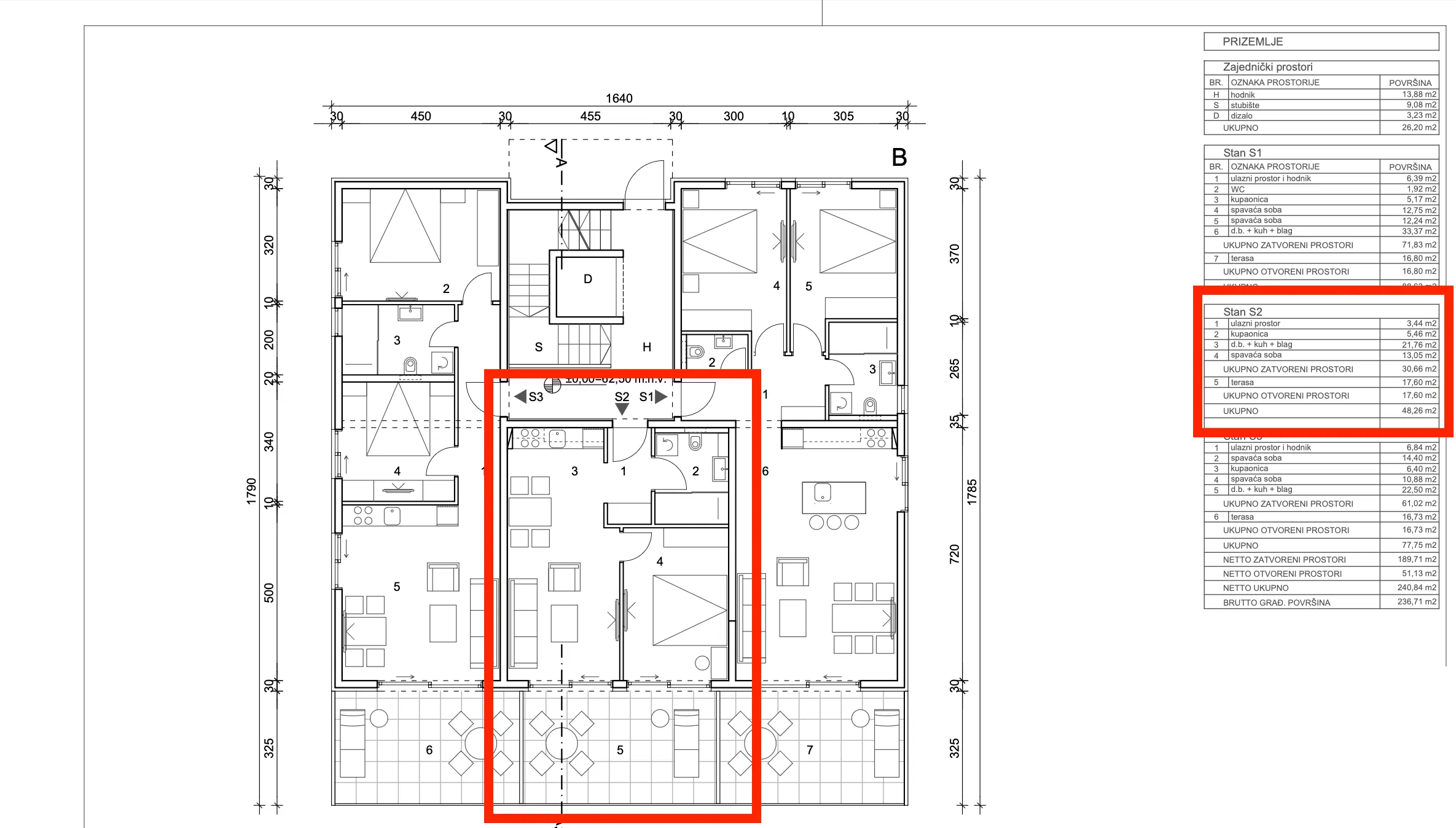 primošten, jednosoban stan na prvom katu s bazenom, 52,51 m² - slika 19