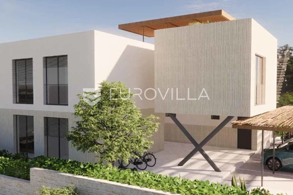 ugljan, ugljan luksuzni dvosobni apartman s vrtom prvi red do mora 100 m² - slika 2