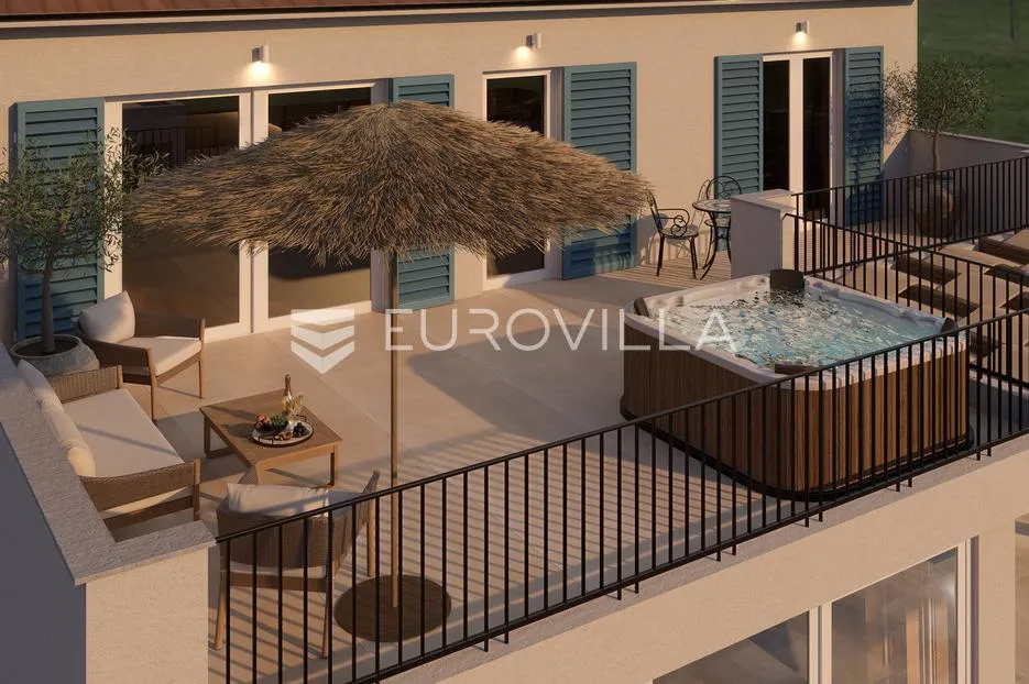 zadar, crno, impresivna dizajnerska vila s bazenom - slika 22