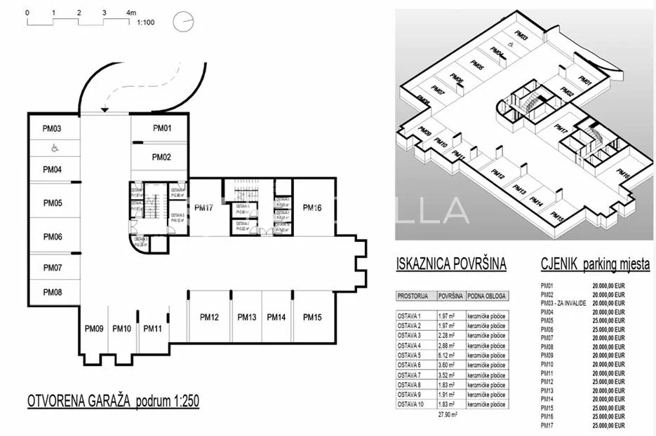trogir, okrug gornji – apartman s21 na trećem katu neto korisne površine 76,65 m2 - slika 11