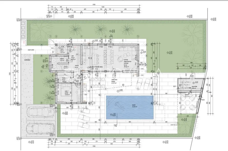 istra, peroj, luksuzna villa 200 m², s pogledom na more, 450 m od mora - slika 13