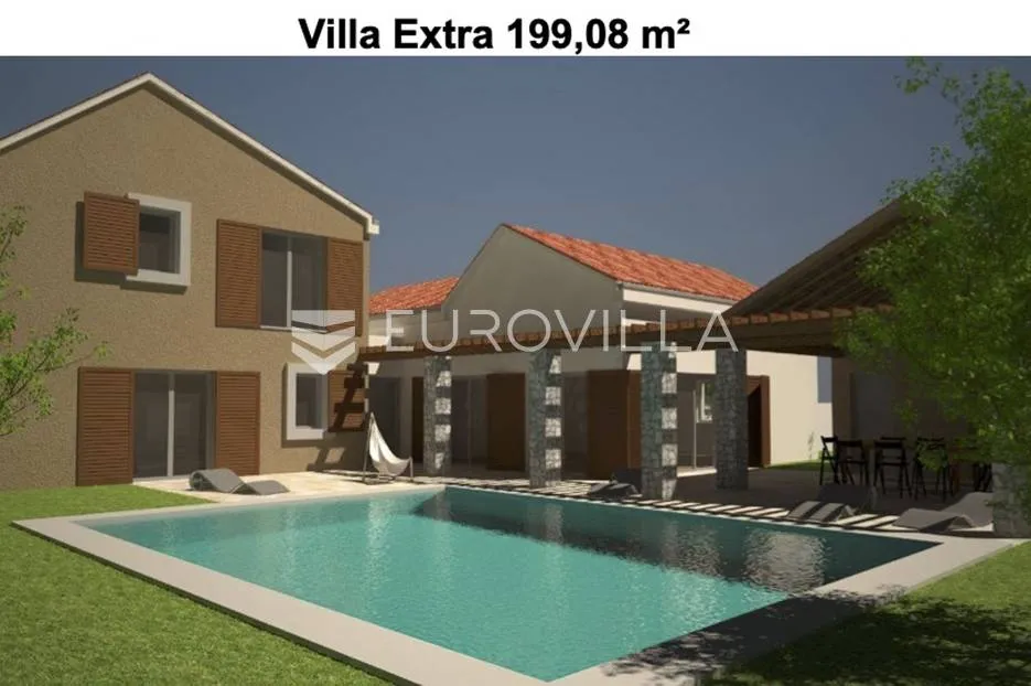 istra, kršan, zemljište 45.000 m² s projektom za 32 ville - slika 2