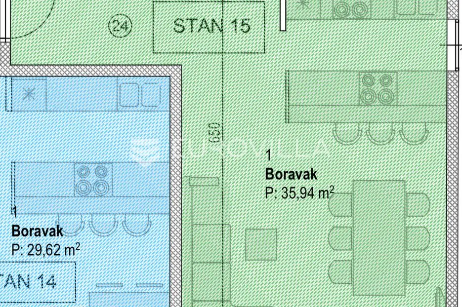 pag, povljana, dvosoban stan u novogradnji, s15 - slika 4