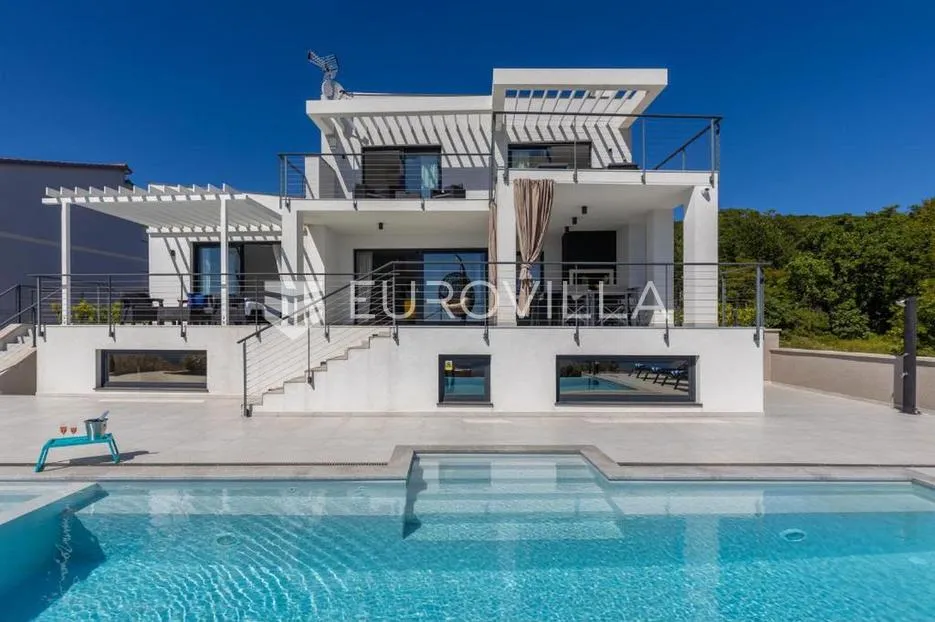 crikvenica, šmrika, kuća s bazenom i panoramskim pogledom - slika 3