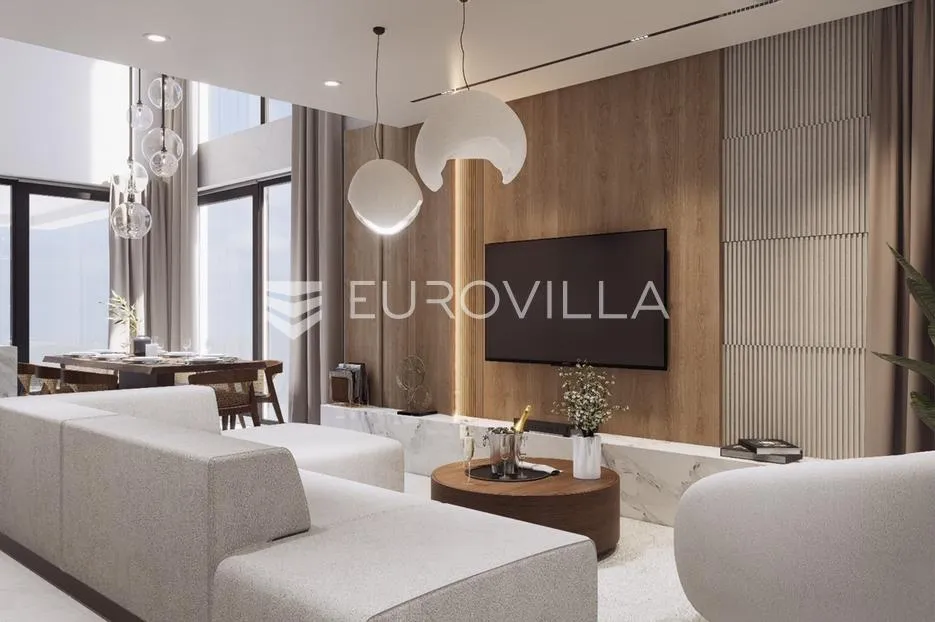 vodice, građevinsko zemljište 468 m², s projektom i dozvolm za vilu - slika 3