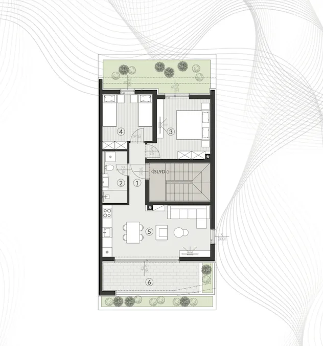 pula, štinjan, eksluzivan dvosoban stan površine 66 m² novogradnja - slika 14