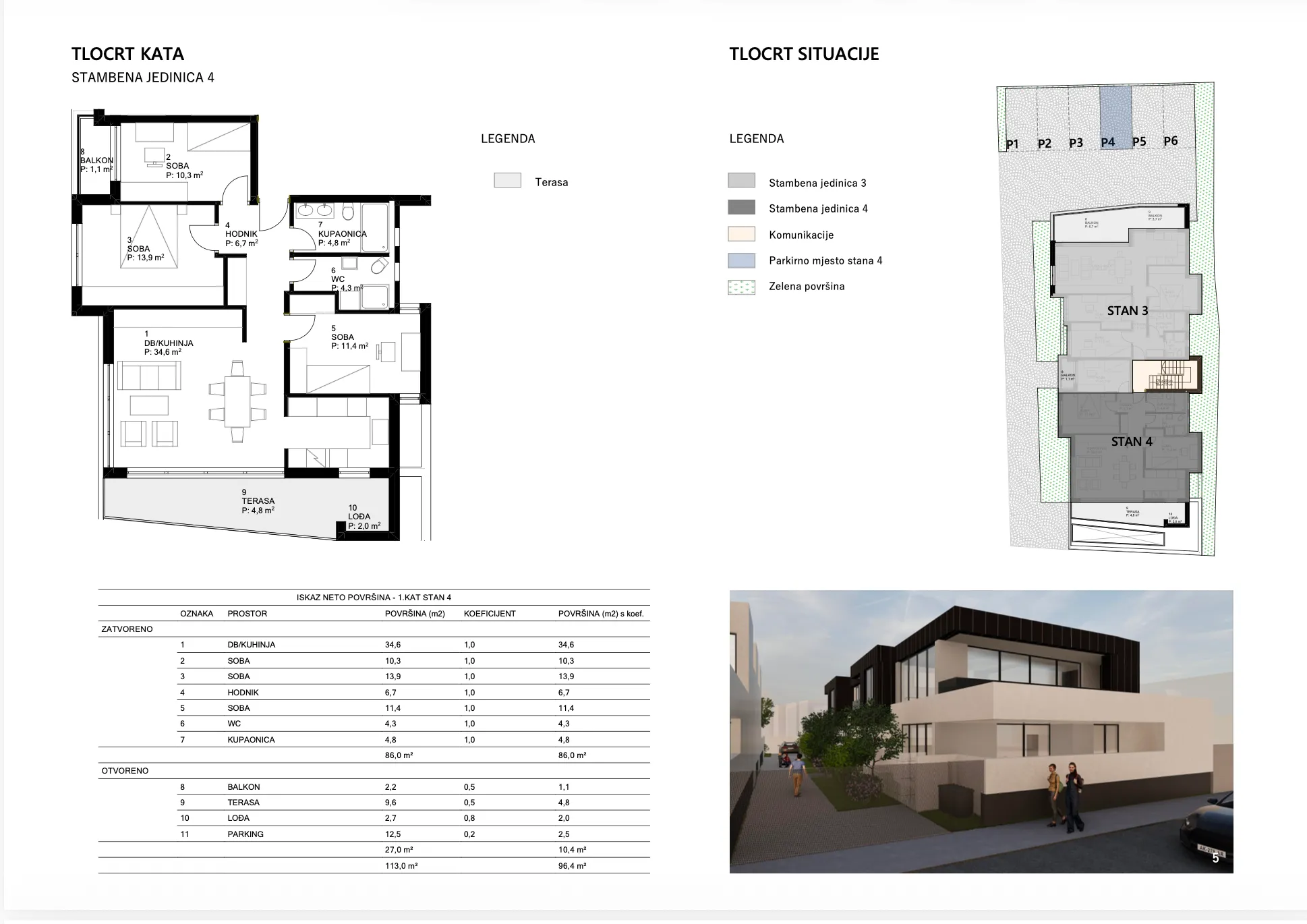 varaždin, koprivnička luksuzan četverosoban stan površine 96,40 m², novogradnja - slika 5