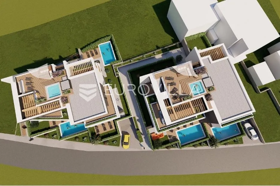 zadar, nin, građevinsko zemljište s projektom na izvrsnoj lokaciji - slika 4