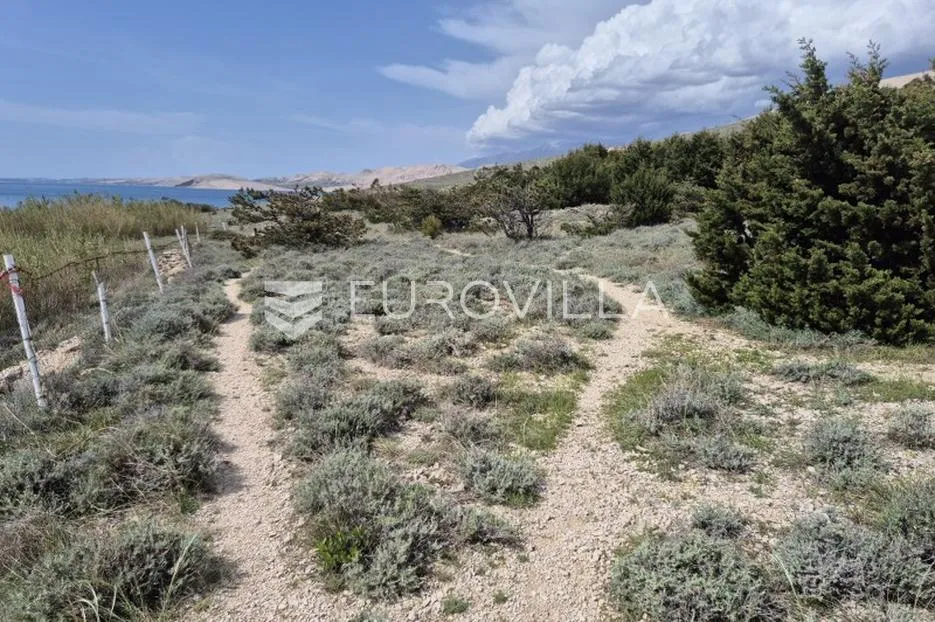 pag, građevinsko zemljište s panoramskim pogledom na more, t2 zona, 5750 m² - slika 3