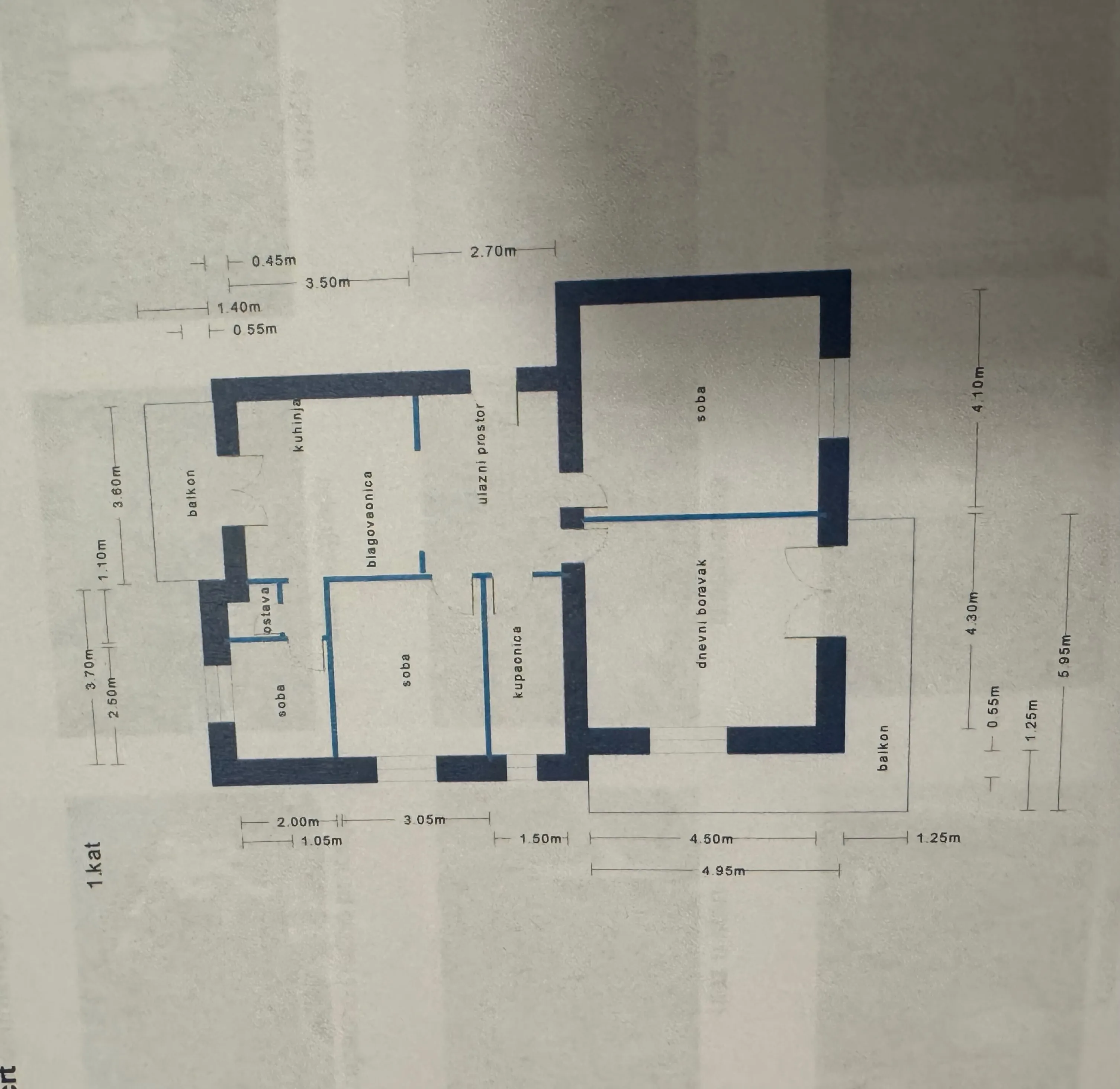 split, firule, trosoban stan površine 96m2, vrhunska lokacija - slika 3