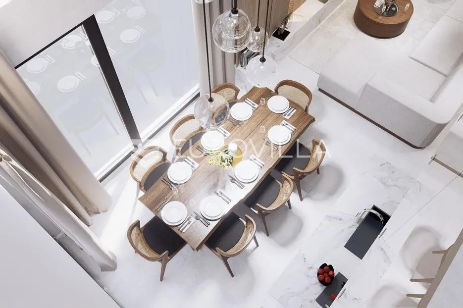vodice, građevinsko zemljište 468 m², s projektom i dozvolm za vilu - slika 5