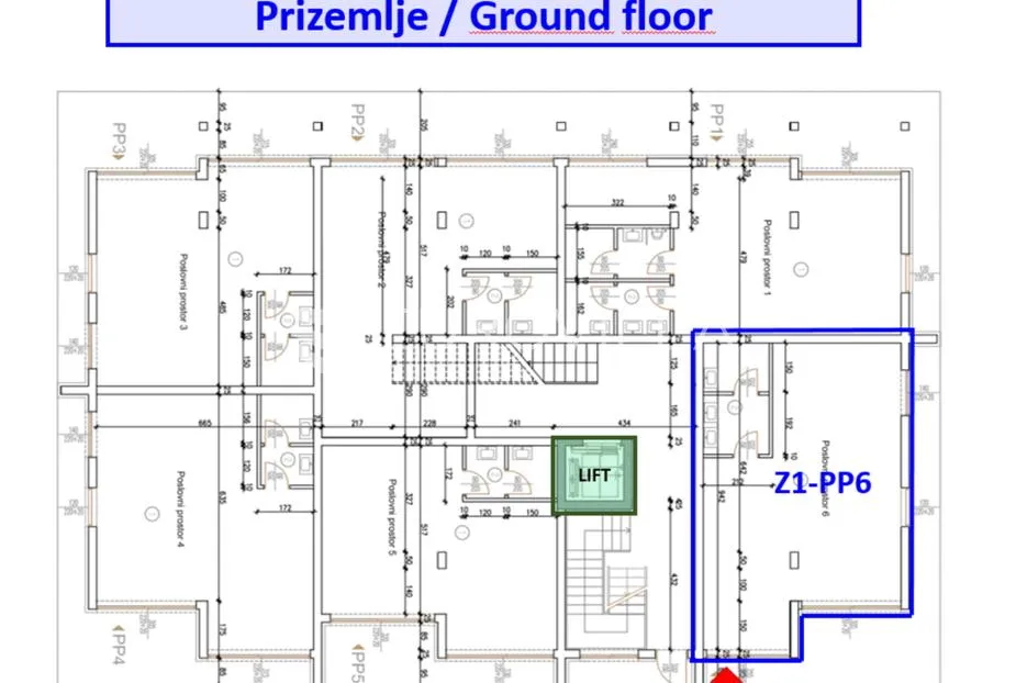 pula, veli vrh - poslovni prostor u novogradnji 65 m2 - slika 9