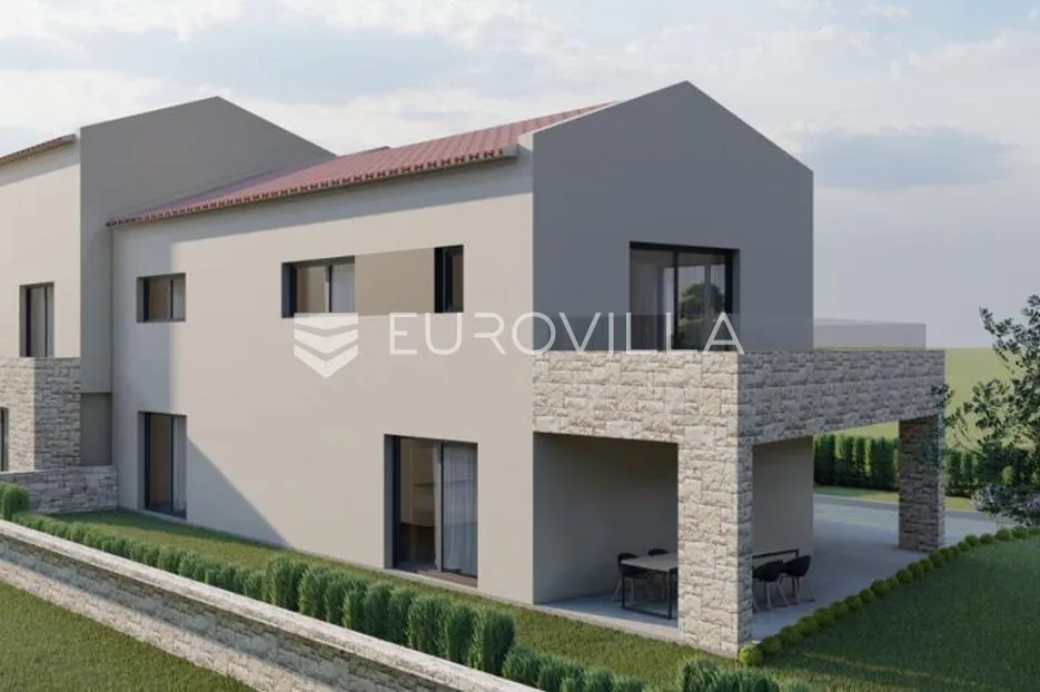 vižinada, brig, atraktivno građevinsko zemljište s pravomoćnom građevinskom dozvolom i natemeljima - slika 2