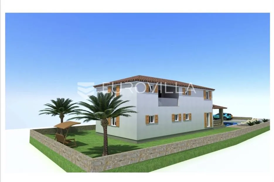 istra, barban - građevinsko zemljište s projektom i dozvolom, 784 m2 - slika 4