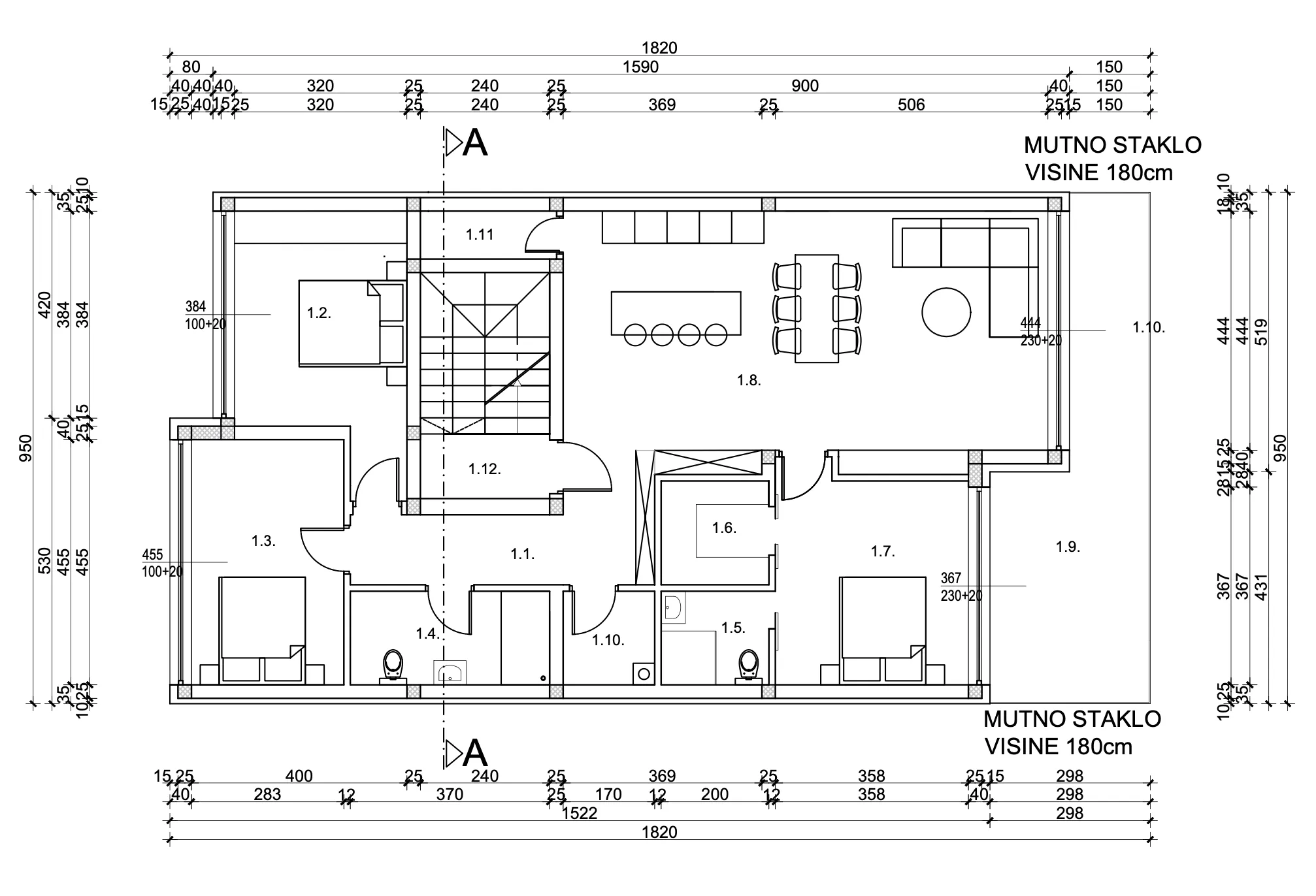 osijek, cvjetno naselje, moderan stan u urbanoj vili 127 m² 1. kat - slika 14