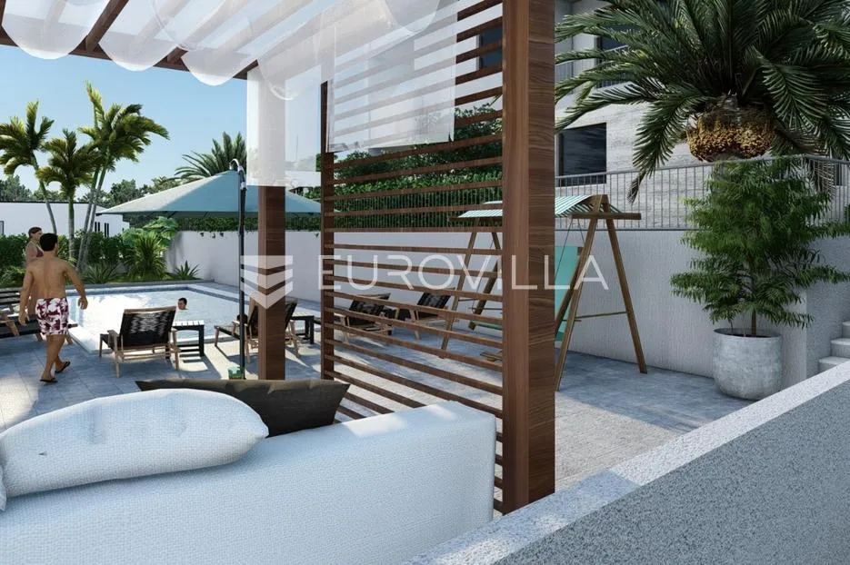 trogir, slatine, drugi red do mora, dvosoban stan na prvom katu površine 65 m², s5 - slika 4