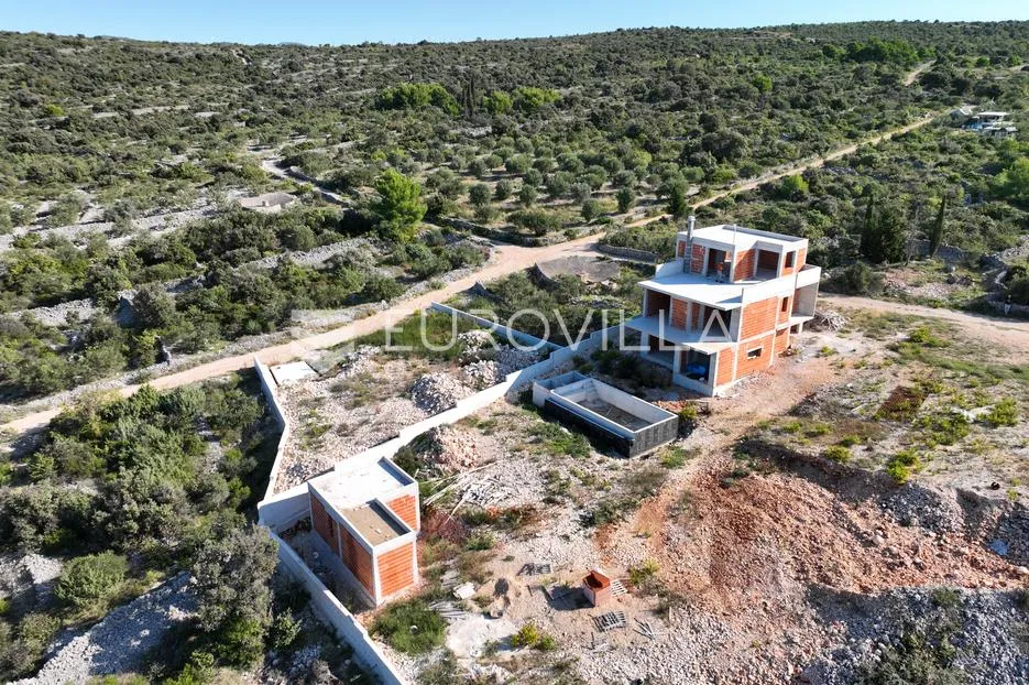 rogoznica, dvornica, luksuzna vila u izgradnji površine 450 m2 - slika 4