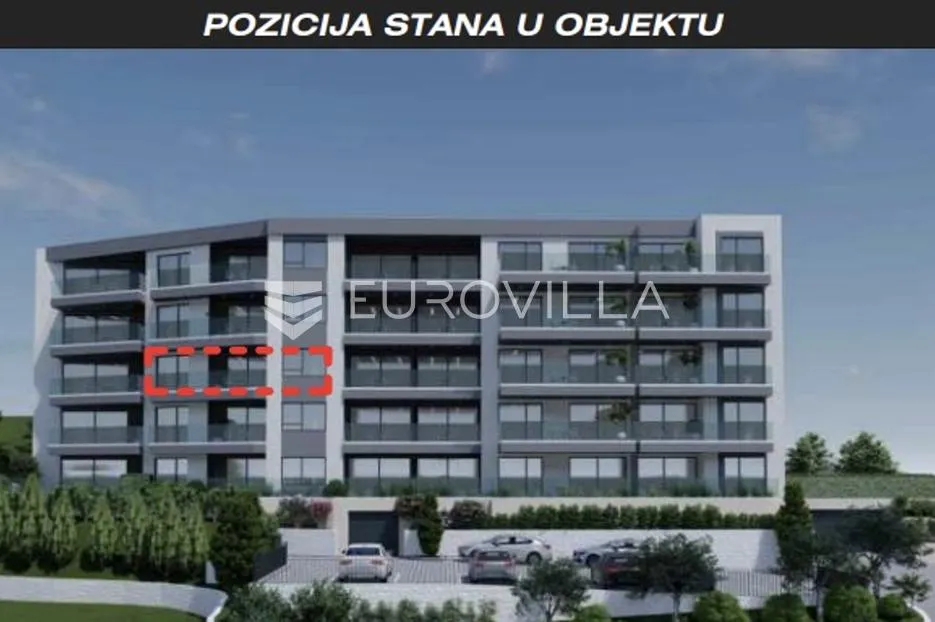 makarska, novogradnja, jednosoban stan s pogledom na more i prostranom terasom - slika 3