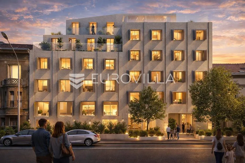 zagreb, maksimir, kvatrić, trosoban stan 78,17 m², novogradnja, garaža - slika 2