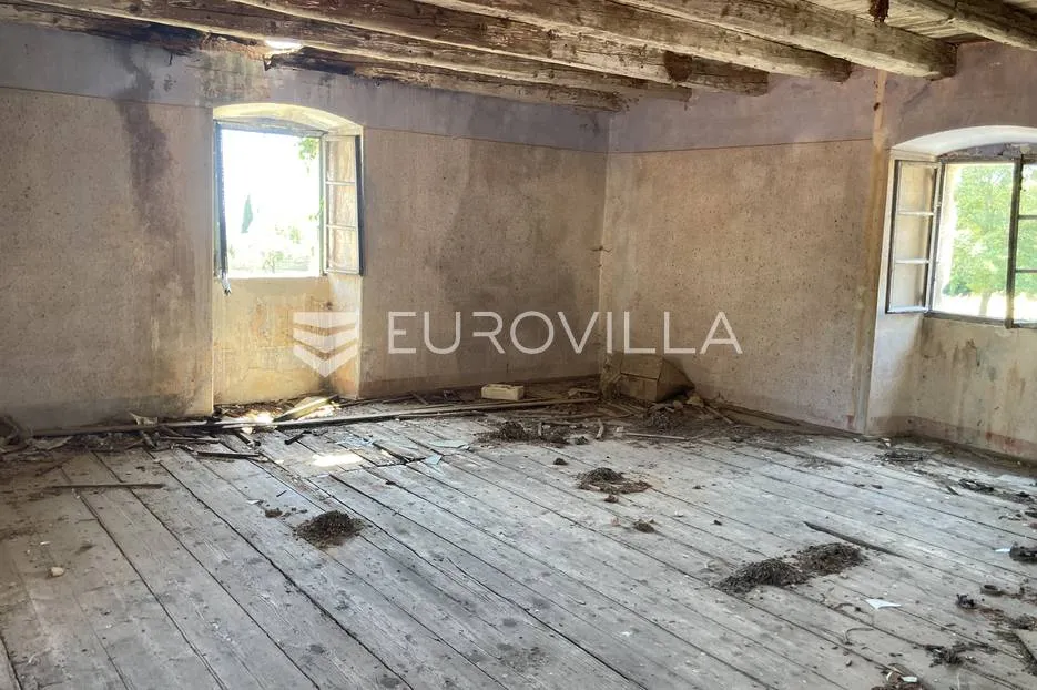istra, puntera, kamena kuća za adaptaciju s predivnim pogledom na otok cres prilika - slika 13