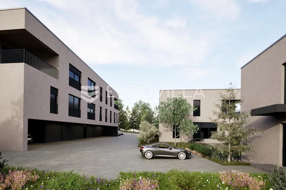 zagreb, šestine, dedići, luksuzan trosoban stan s vrtom 90 m², parking, novogradnja - slika 2