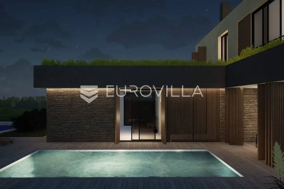 istra, gračišće, novogradnja, ekskluzivna vila nkp 390 m2 s 2 bazena - slika 12