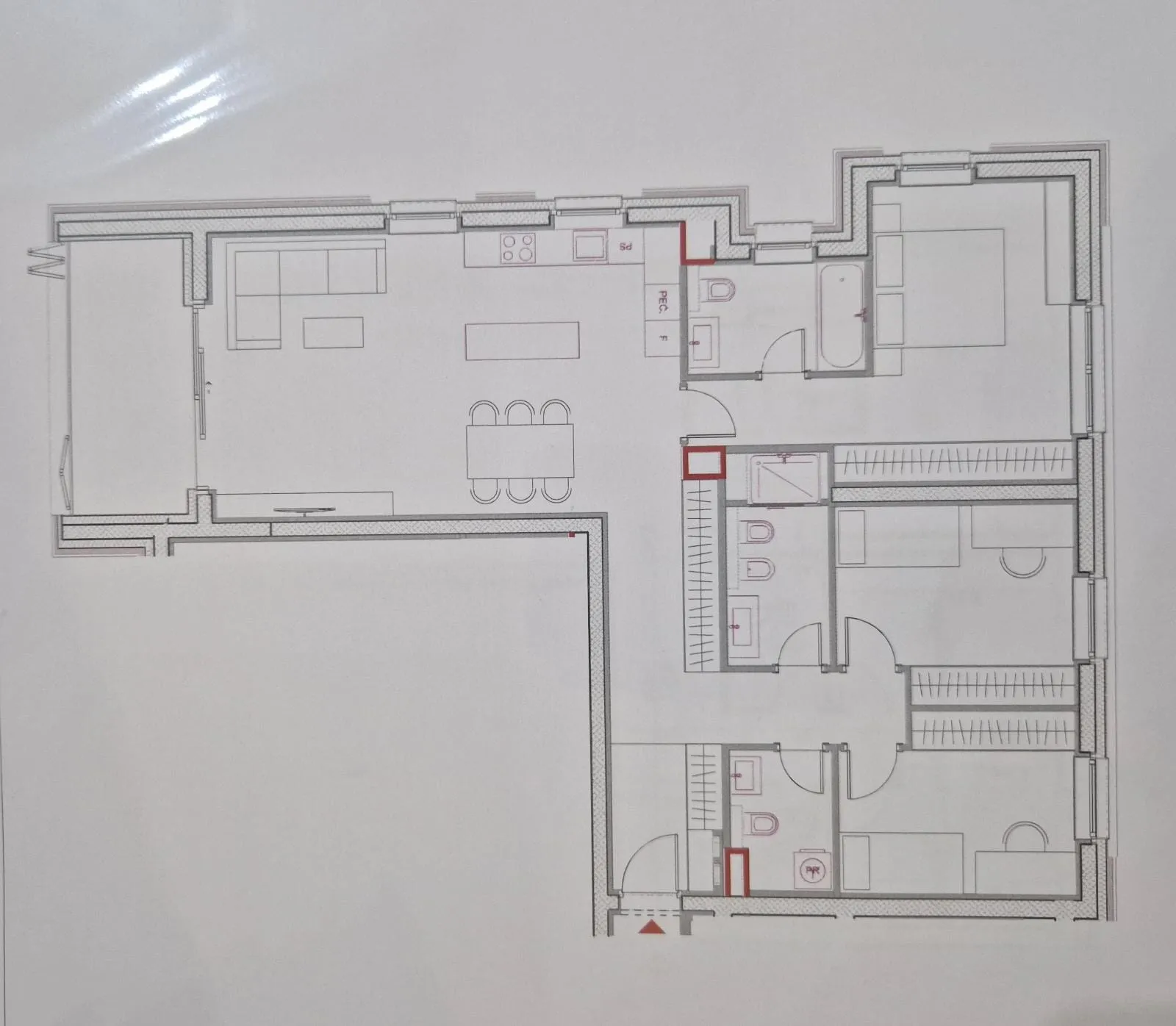 zagreb, heinzelova vmd, četverosoban stan 117 m² 2 garažna mjesta - slika 12