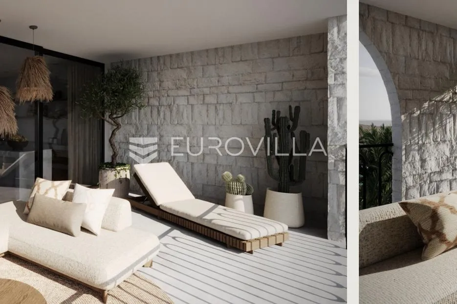okolica trogira, novogradnja, 1. kat, 89,26 m², s pogledom na more - slika 4