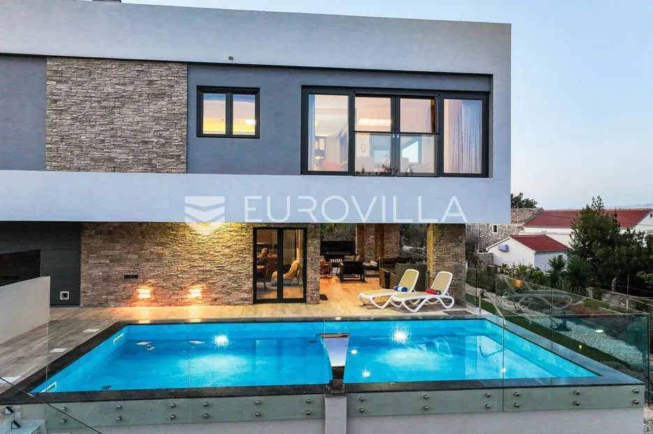 zadar, lukoran, luksuzna vila s pogledom na more - slika 22