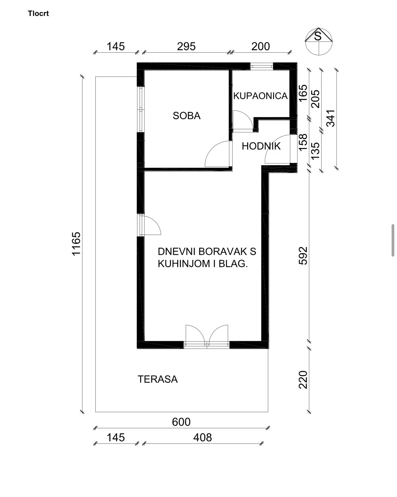 zagreb, mirogoj, funkcionalan dvosoban stan površine 53,67 m² - slika 7