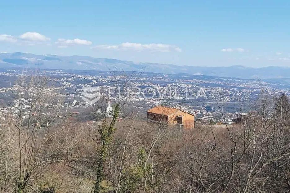 Matulji, Rukavac, građevinsko zemljište s pogledom i projektom - Rukavac, Matulji
